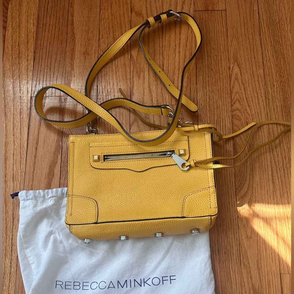 Rebecca Minkoff yellow crossbody bag